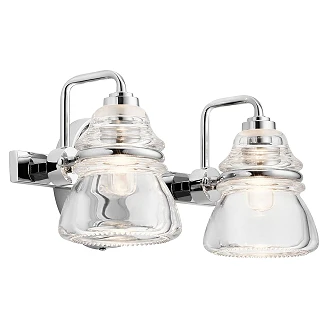 Kichler Vegglampe Duo Talland Polert Krom