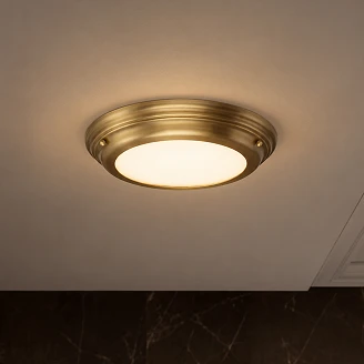 Elstead Taklampe Welland Aldret Messing