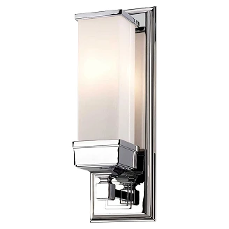 Elstead Vegglampe Cambridge Gamma Polert Krom