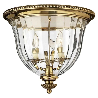 Hinkley Taklampe Trio Cambridge Beta Polert Bronsee