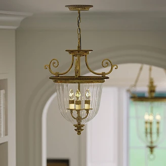 Hinkley Hengende Lampe Trio Cambridge Beta Polert Bronsee