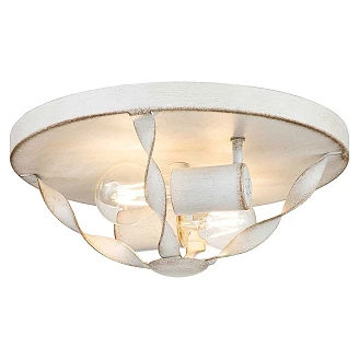Quoizel Taklampe Duo Bradbury Antikkhvit