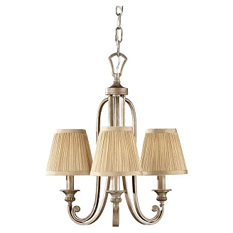 Feiss Hengende Lampe Trio Abbey Sølv Sand