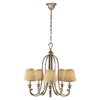 Feiss Hengende Lampe Penta Abbey Sølv Sand