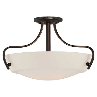 Quoizel Taklampe Trio Chantilly Alpha Palladisk Bronse