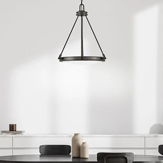Hinkley Hengende Lampe Quadra Collier Svart Oxid