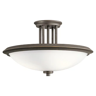 Kichler Taklampe Trio Dreyfus Gammel Bronsee