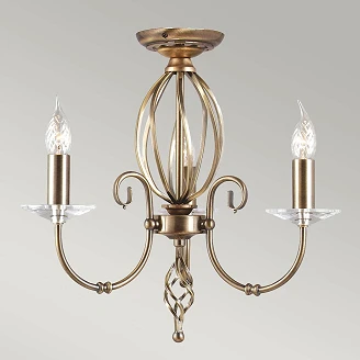 Elstead Hengende Lampe Trio Aegean Aldret Messing