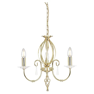 Elstead Hengende Lampe Trio Aegean Polert Messing