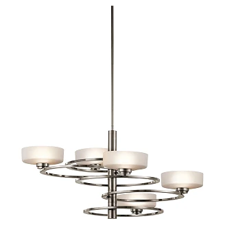 Kichler Hengende Lampe Quadra Aleeka Klassisk Tinn