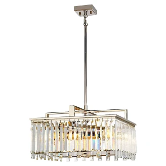 Elstead Hengende Lampe Quadra L Aries Polert Nikkel