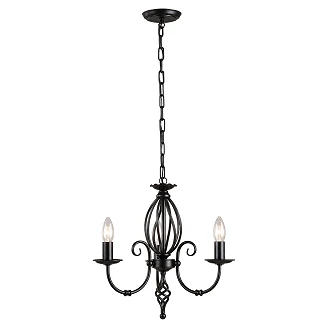 Elstead Hengende Lampe Trio Artisan Gamma Svart