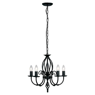 Elstead Hengende Lampe Penta Artisan Gamma Svart