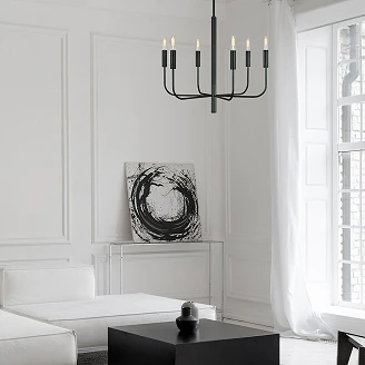 Feiss Hengende Lampe Hexa Brianna Svart