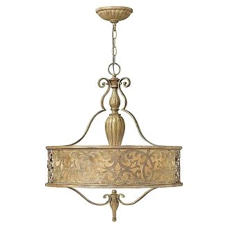 Hinkley Hengende Lampe Trio Carabel Borstad Champagne