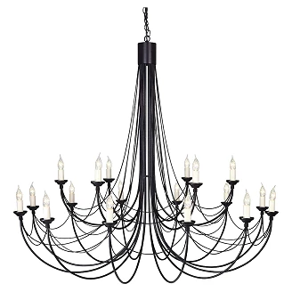 Elstead Hengende Lampe Octadeca Carisbrooke Svart