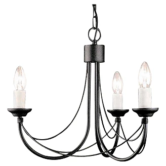 Elstead Hengende Lampe Trio Carisbrooke Svart