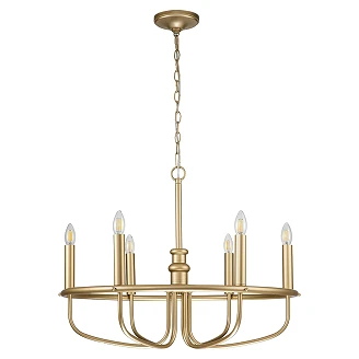 Kichler Hengende Lampe Hexa Capitol Hill Malt Naturmessing