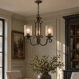Hinkley Hengende Lampe Trio Casa Beta Gammel Svart