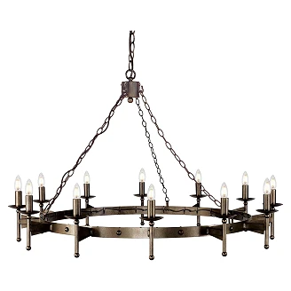 Elstead Hengende Lampe Dodeca Cromwell Beta Gammel Bronsee