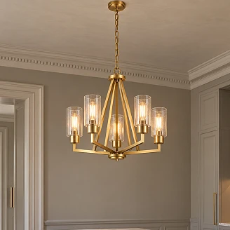 Kichler Hengende Lampe Penta Deryn Naturmessing