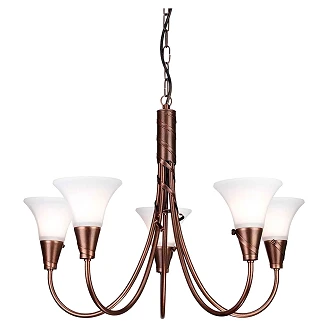 Elstead Hengende Lampe Penta Emily Kobberpatina