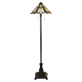 Quoizel Gulvlampe Inglenook Valiant-Bronsee