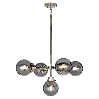 Elstead Hengende Lampe Penta Kula Polert Nikkel
