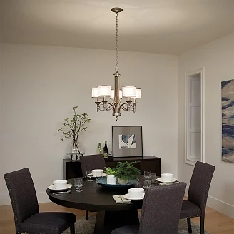 Kichler Hengende Lampe Penta Lacey Beta Antikt Tinn