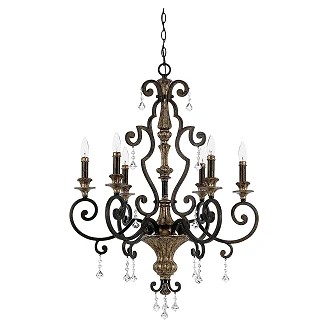 Quoizel Hengende Lampe Hexa Marquette Heirloom