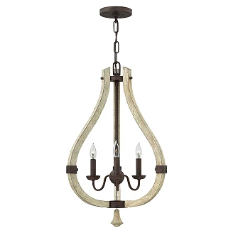 Hinkley Hengende Lampe Trio Middlefield Jernrust