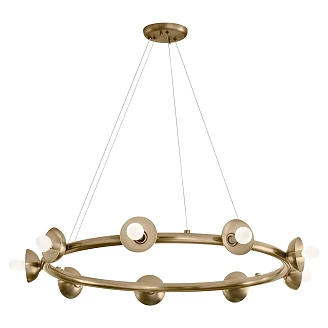 Kichler Hengende Lampe Nona Palta Champagnebrons