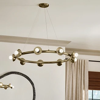 Kichler Hengende Lampe Nona Palta Champagnebrons
