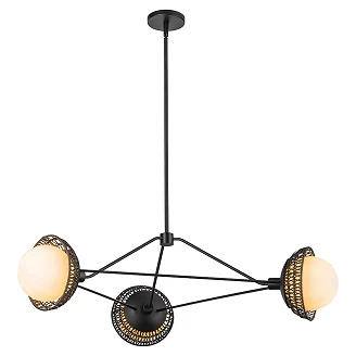 Alora Mood Hengende Lampe Trio Perth Matt Svart
