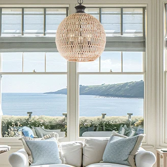 Quoizel Hengende Lampe Trio Casablanca Beta Palladisk Bronse
