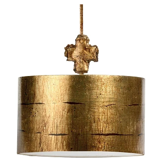 Flambeau Hengende Lampe Fragment Aldret Gull