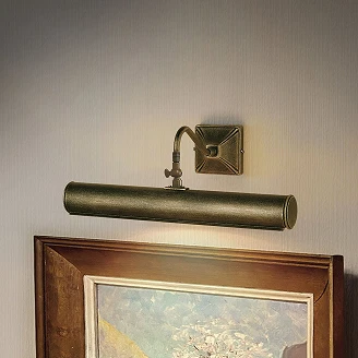 Elstead Vegglampe Picture Light Svart, Gull 36 cm