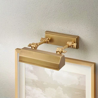 Elstead Vegglampe Chawton Aldret Messing 18.2 cm