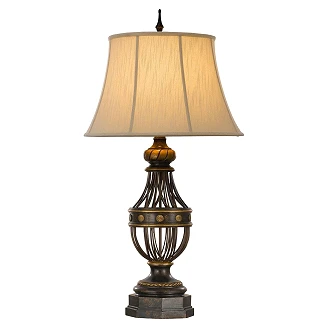 Feiss Bordlampe Augustine Antikbrun