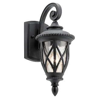 Kichler Vegglampe S Admirals Cove Teksturert Svart