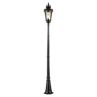 Elstead Gulvlampe L Baltimore Beta Väderbiten Bronse