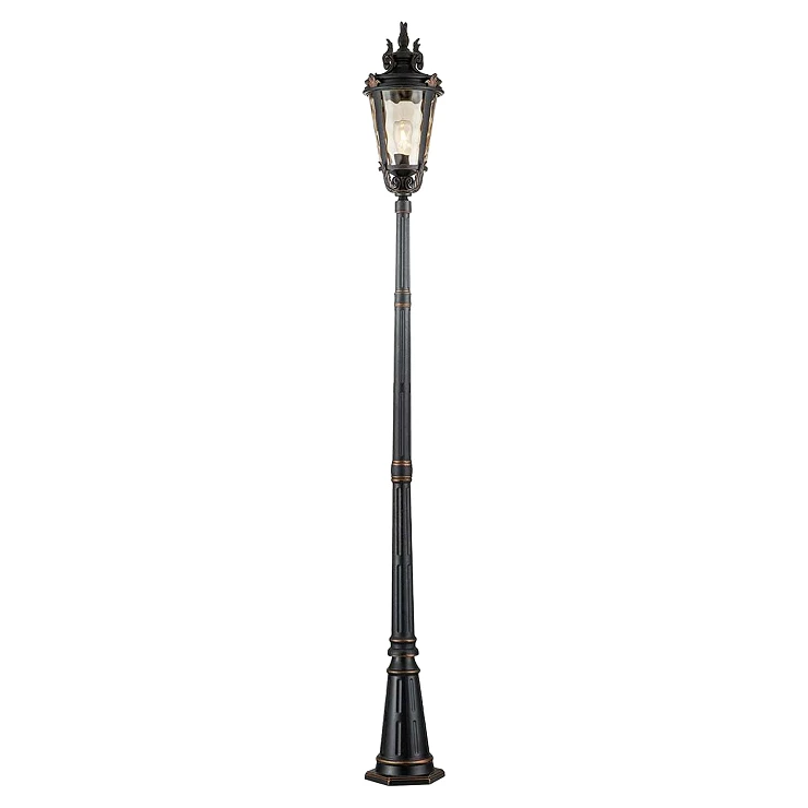 Elstead Gulvlampe L Baltimore Beta Väderbiten Bronse