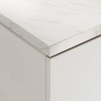 Benkeplate Savoy Marble Bianco 80x60 cm
