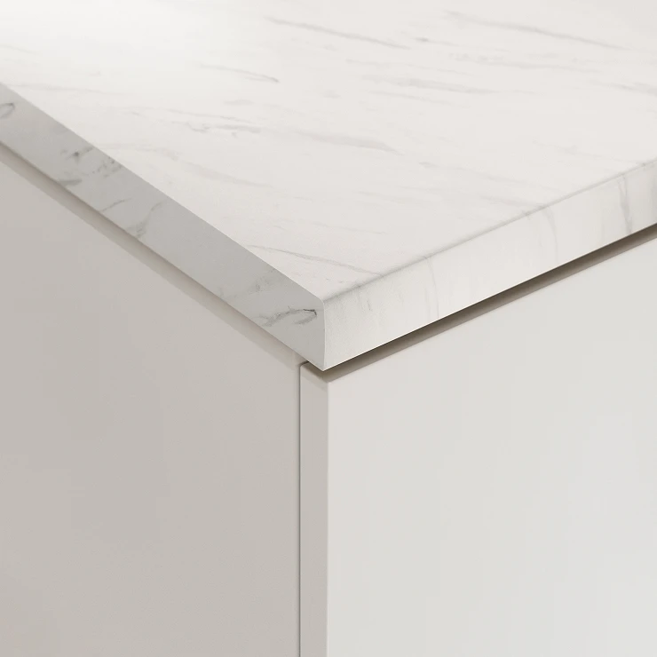 Benkeplate Savoy Marble Bianco 80x60 cm