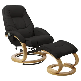 Loungestol Adervon Svart