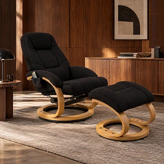 Loungestol Adervon Svart