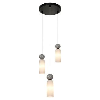 Taklampe Trio Velaro Matt Svart