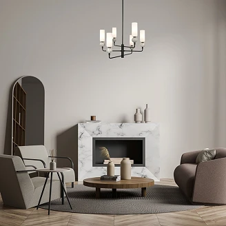 Taklampe Hexa Velaro Matt Svart