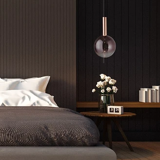 Taklampe Corveta Kobber