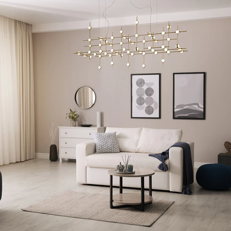 Taklampe Livaro Gull
